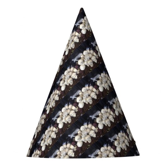 Scale Skulls met knalende oogballen Feesthoedjes (Voorkant)