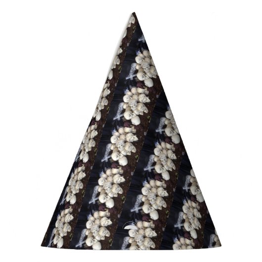 Scale Skulls met knalende oogballen Feesthoedjes (Links)