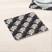 Scale Skulls met knalende oogballen Kartonnen Onderzetters (Schuin)