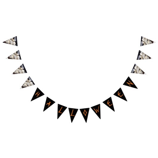 Scale Skulls met knalende oogballen Vlaggetjes (Alle)