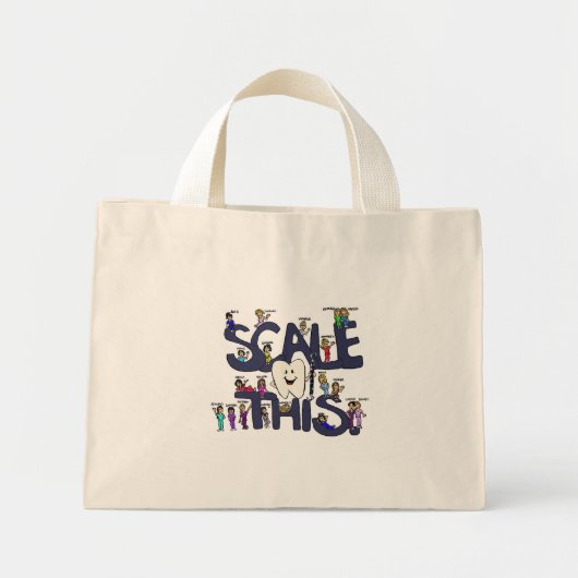 Scale-This-Bag Mini Tote Bag (Voorkant)
