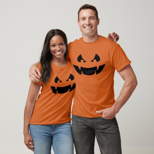 Scale zwarte Jack O Lantern T-shirt (Unisex)