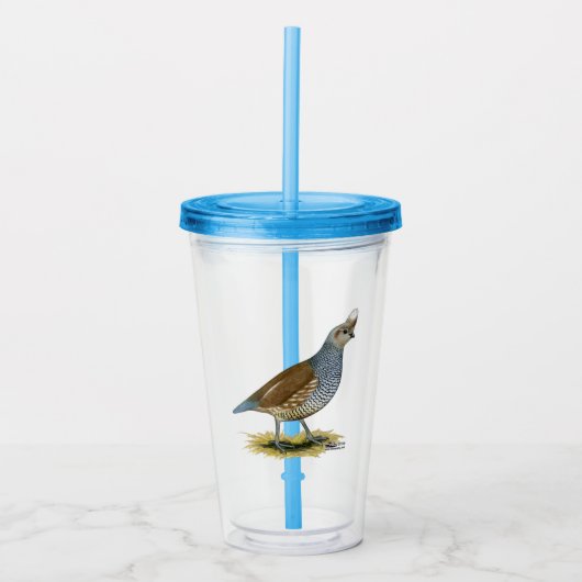 Scaled Quail Acryl Drinkbeker (Voorkant)