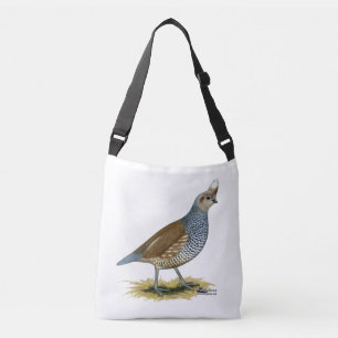 Scaled Quail Crossbody Tas