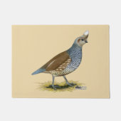 Scaled Quail Deurmat (Voorkant)
