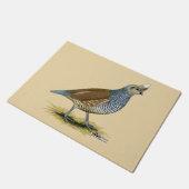 Scaled Quail Deurmat (Schuin)