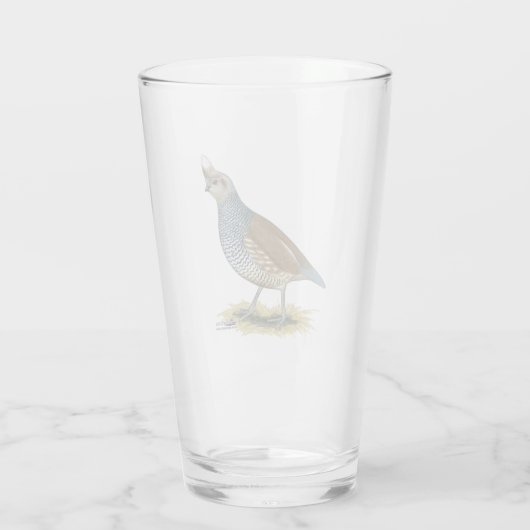 Scaled Quail Glas (Achterkant)