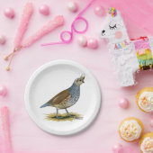 Scaled Quail Papieren Bordje (Feest)