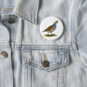 Scaled Quail Ronde Button 5,7 Cm (In situ)