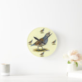 Scaled Quail Ronde Klok (Huis)