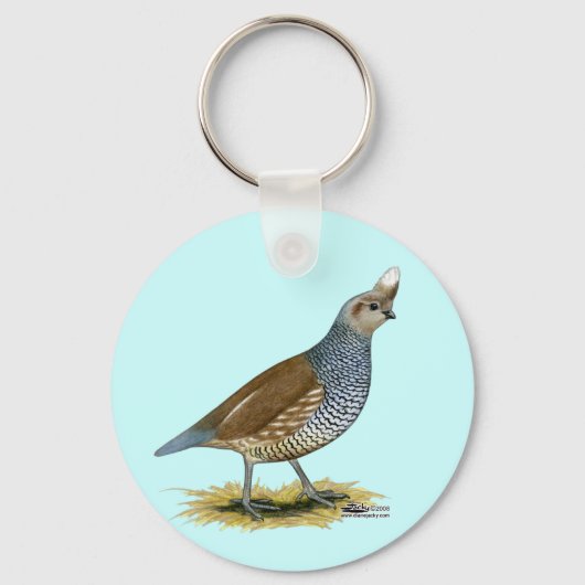 Scaled Quail Sleutelhanger (Voorkant)