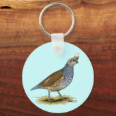 Scaled Quail Sleutelhanger (Voorkant)