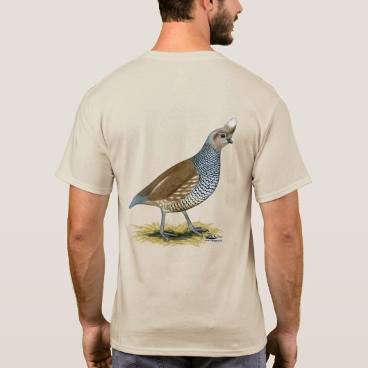 Scaled Quail T-shirt (Achterkant)