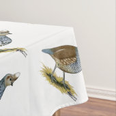 Scaled Quail Tafelkleed (Voorbeeld)