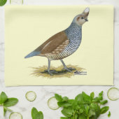 Scaled Quail Theedoek (Gevouwen)