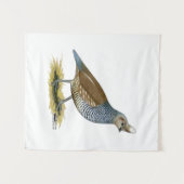 Scaled Quail Wandkleed (Voorkant (horizontaal))