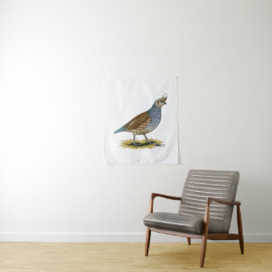 Scaled Quail Wandkleed