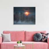 Scalenghe in Piemonte, Italië Canvas Afdruk (Insitu (Woonkamer))