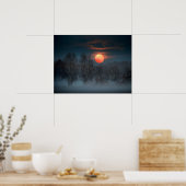 Scalenghe in Piemonte, Italië Poster (Keuken)