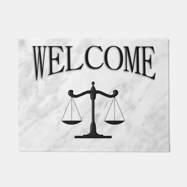 Scales Law Kantoor Welcome Mat (Voorkant)