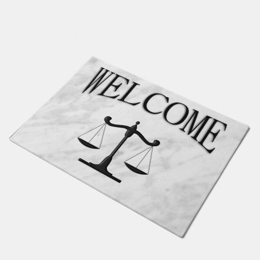 Scales Law Kantoor Welcome Mat (Schuin)