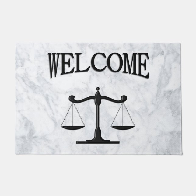 Scales Law Kantoor Welcome Mat (Voorkant)