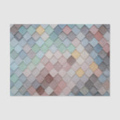 Scales look Faux Stone Tiles Tissuepapier (Voorkant)