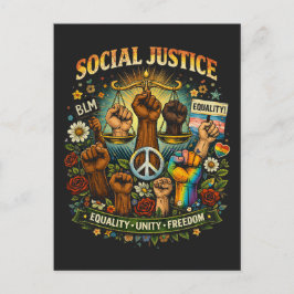 Scales of Justice Briefkaart