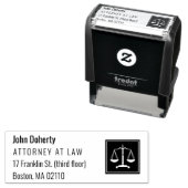 Scales of Justice | Law Office Zelfinktende Stempel (In situ)