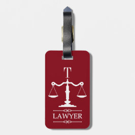 Scales of Justice Lawyer Bagagelabel