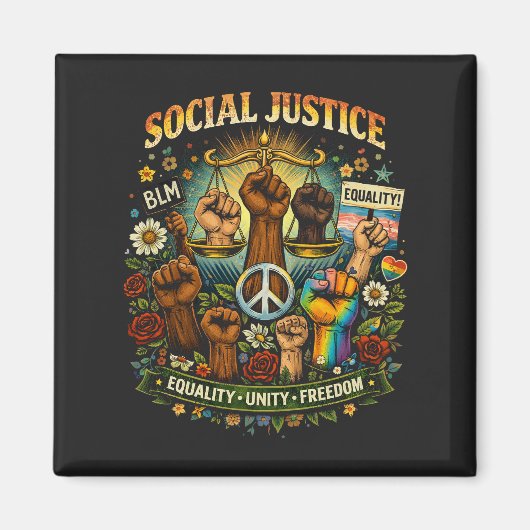 Scales of Justice Magneet (Voorkant)