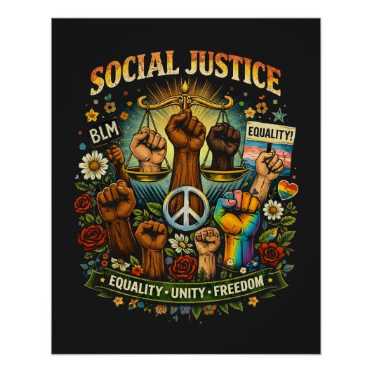 Scales of Justice Perfect Poster (Voorkant)