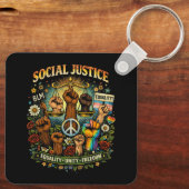 Scales of Justice Sleutelhanger (Achterkant)