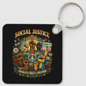 Scales of Justice Sleutelhanger (Achterkant)