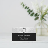 Scales of Justice Smokey Visitekaartje (Staand voorkant)