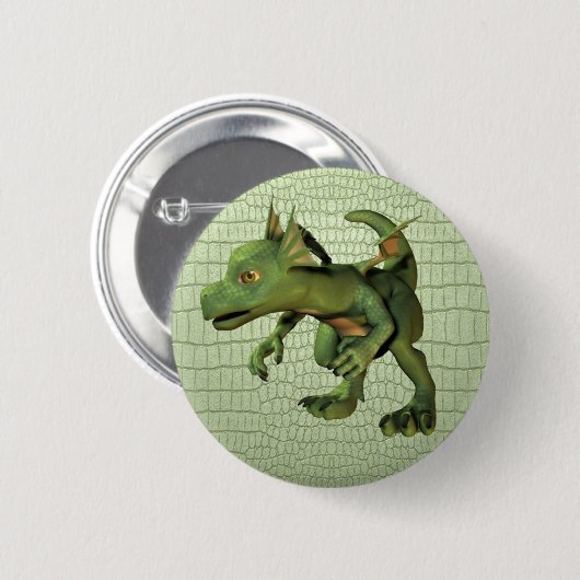 Scaley Dragon Button (Voorkant /achterkant)