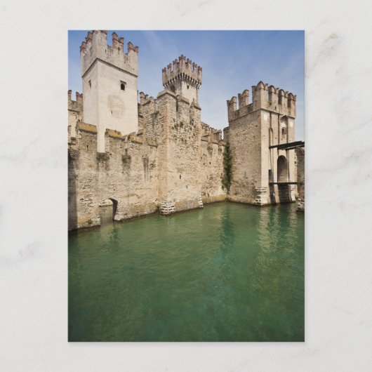 Scaliger Castle, Sirmione, provincie Brescia; Briefkaart (Voorkant)
