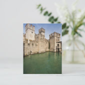 Scaliger Castle, Sirmione, provincie Brescia; Briefkaart (Staand voorkant)