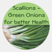 Scallions/groene uien stickers (Voorkant)