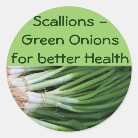 Scallions/groene uien stickers (Voorkant)