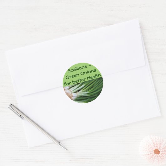 Scallions/groene uien stickers (Envelop)