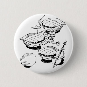 Scallop Band Ronde Button 5,7 Cm