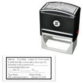 Scallop Borduurzegel Zelfinktende Stempel (In situ)