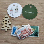 Scallop Gnome Gift Label