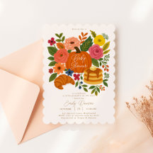 Scallop Kleine Pompoen Baby Shower