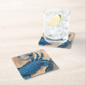 Scallop, krab en net kartonnen onderzetters (Insitu)