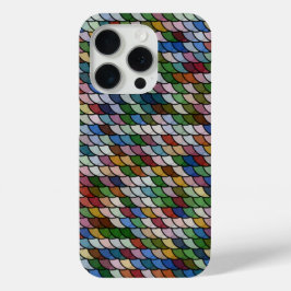 Scallop mozaïekpatroon iPhone 15 pro case