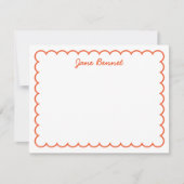 Scallop Notecard Notitiekaartje (Voorkant)