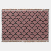 Scallop Pattern Throw Blanket Deken (Voorkant)