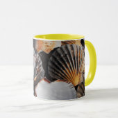 Scallop-schelpen Mok (Voorkant rechts)